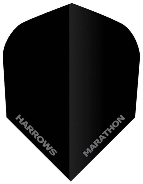 Dartflights Harrows Marathon Black Standard