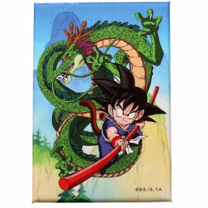 Dragon Ball Goku and Shenron Relief magnet