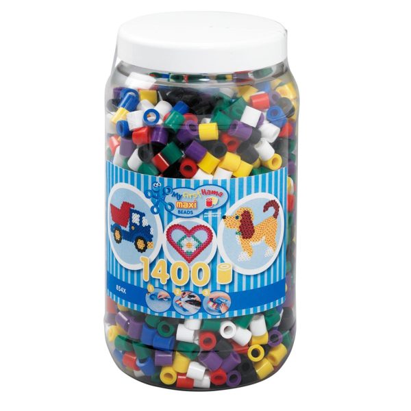 HAMA Beads Maxi Beads in bucket 1400pcs