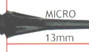 Harrows Eldartspetsar Micro Svart 100-pack