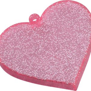 Nendoroid More Face Parts Case for Nendoroid Figures Heart Pink Glitter Version