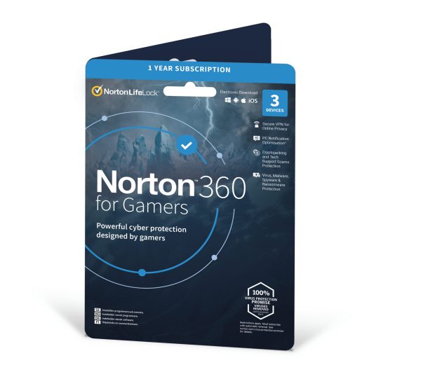 Norton 360 For Gamers 50GB 1 User 3 Device 12 monthsoftware