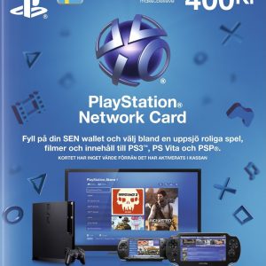 PSN Voucher 400 kr