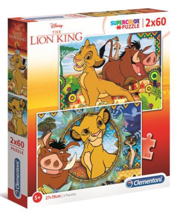 Pussel Lion King 2x60