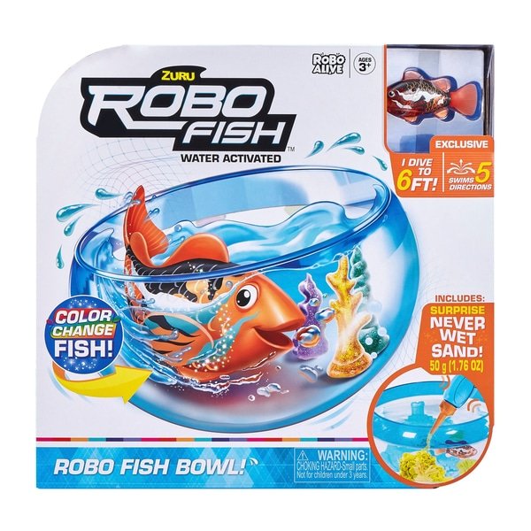 RoboAlive - Robotic-Robo Fish Series 1 - Playset - Orange