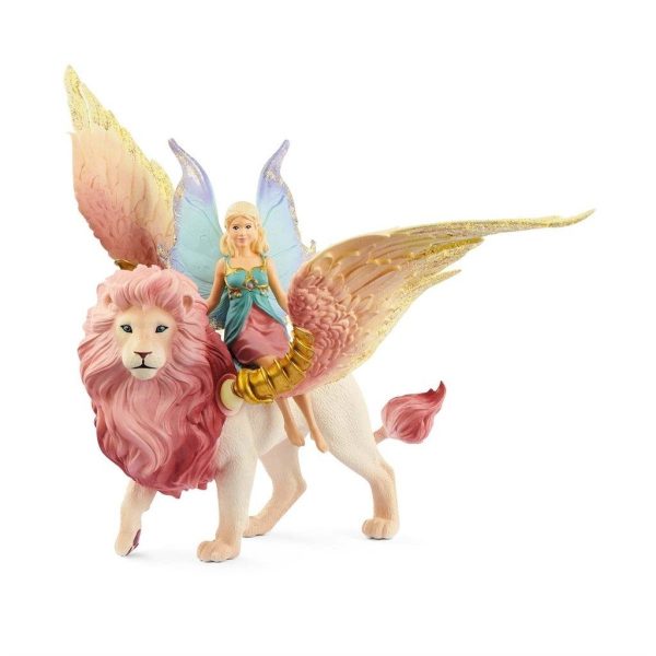 Schleich Bayala Fairy in Flight on Winged Lion