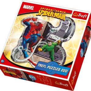 Trefl Round Spiderman Puzzle 220 pc