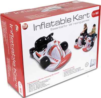 Wii Inflatable Racing Kart With Steering Wheel