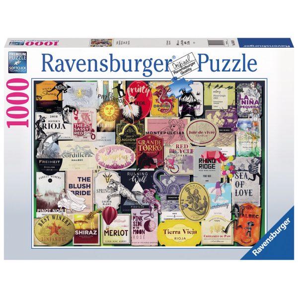 Wine labels puzzle 1000pcs