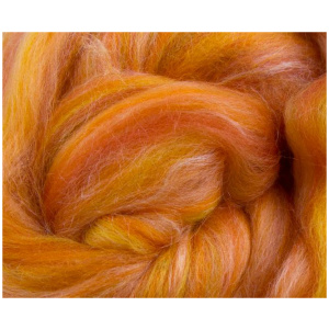Merino og tussahsilke - Tagetes