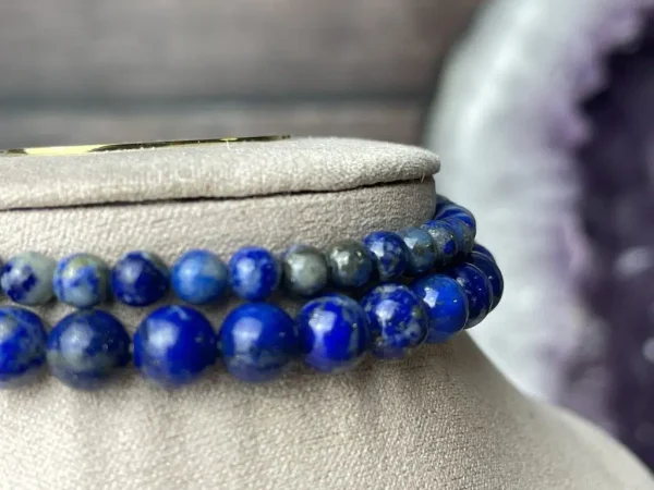 Alternative view of Lapislazuli Armband