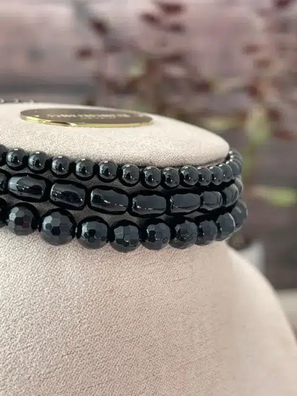 Schörl Armband schwarzer Turmalin
