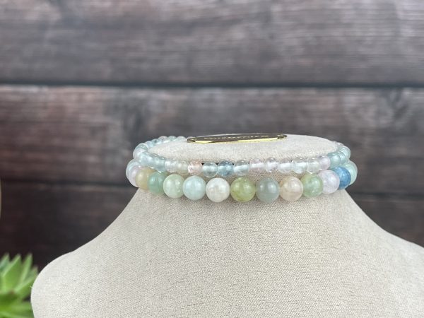 Beryll mehrfarbig Armband