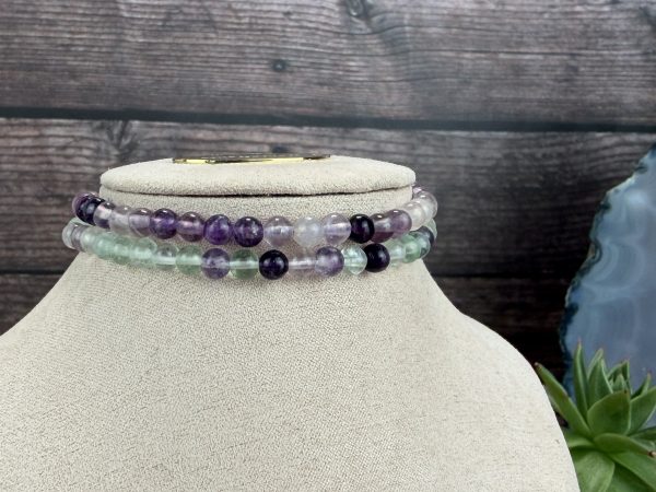 Alternative view of Fluorit lila Armband