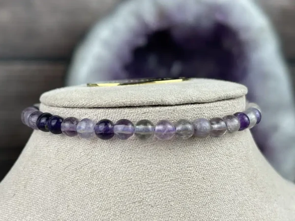 Fluorit lila Armband