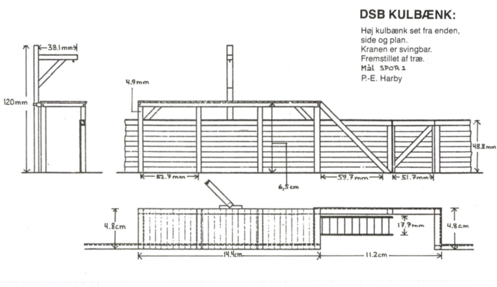 DSB høj kulbænk