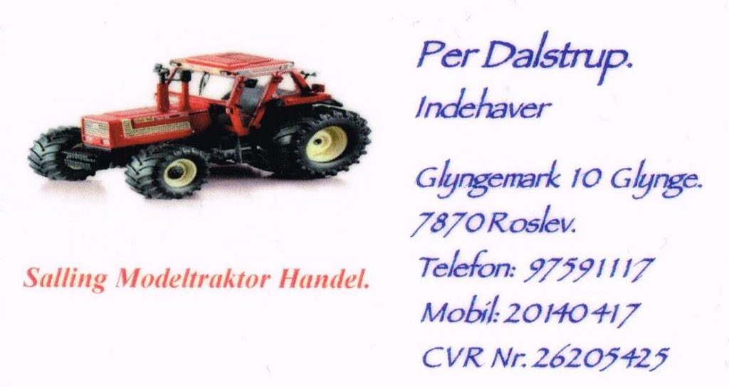 Salling Modeltraktor Handel