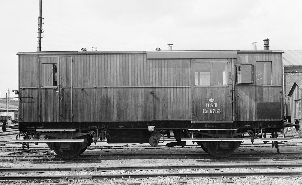 DSB litra Eh 6783 rejsegodsvogn - Danmarks Jernbanemuseum