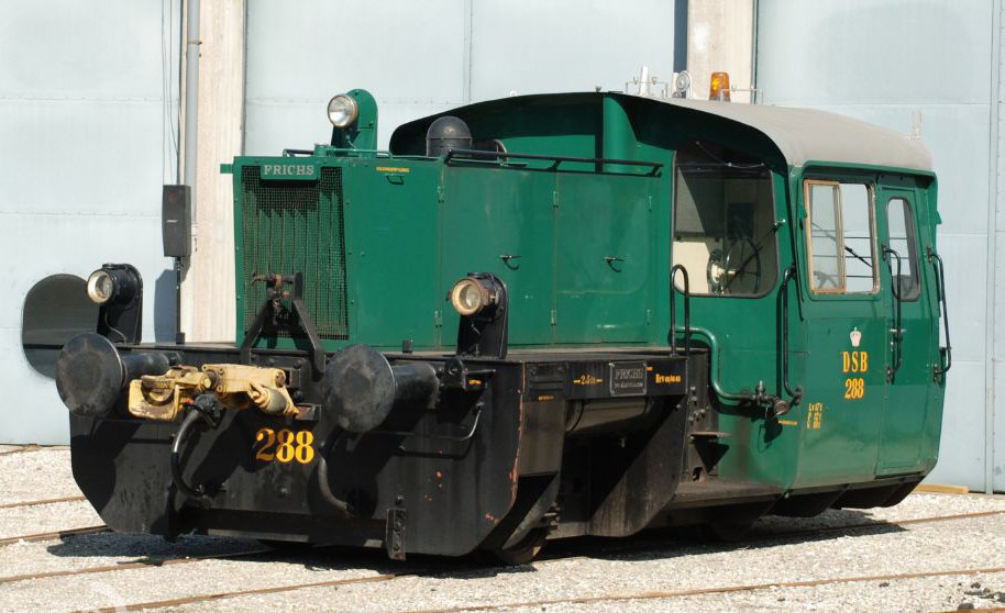 DSB Köf Traktor 288 - Foto: Danmarks Jernbanemuseum / Jernbanekilder.dk