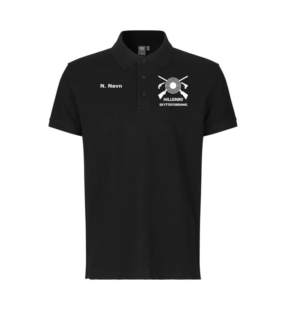 ID Polo, sort, herrer