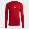 Adidas Team Base LS Tee, rød
