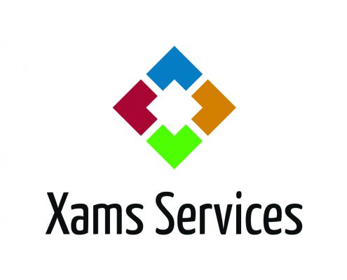 Xams Services logo stacked