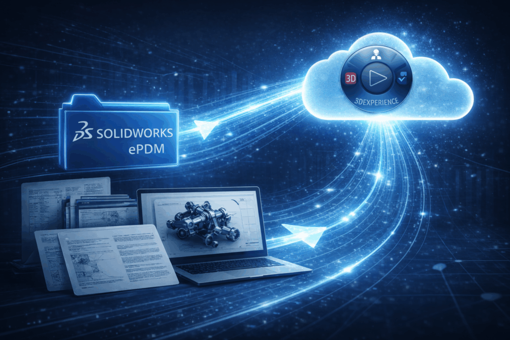 On Demand Webinar- Future-Proof Your Engineering: Solidworks ePDM to 3DEXPERIENCE Cloud