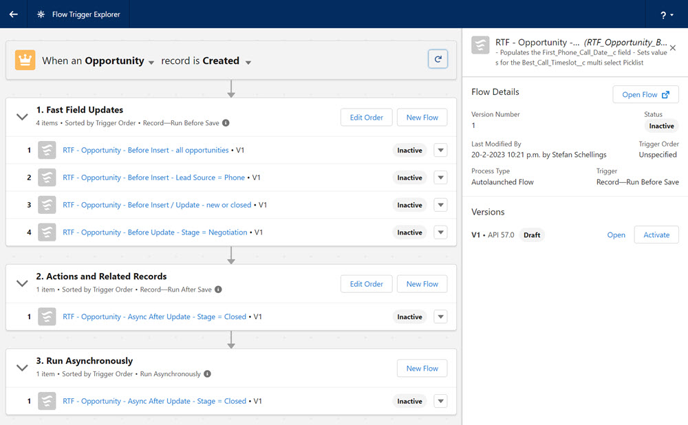 Flow Trigger Explorer Example