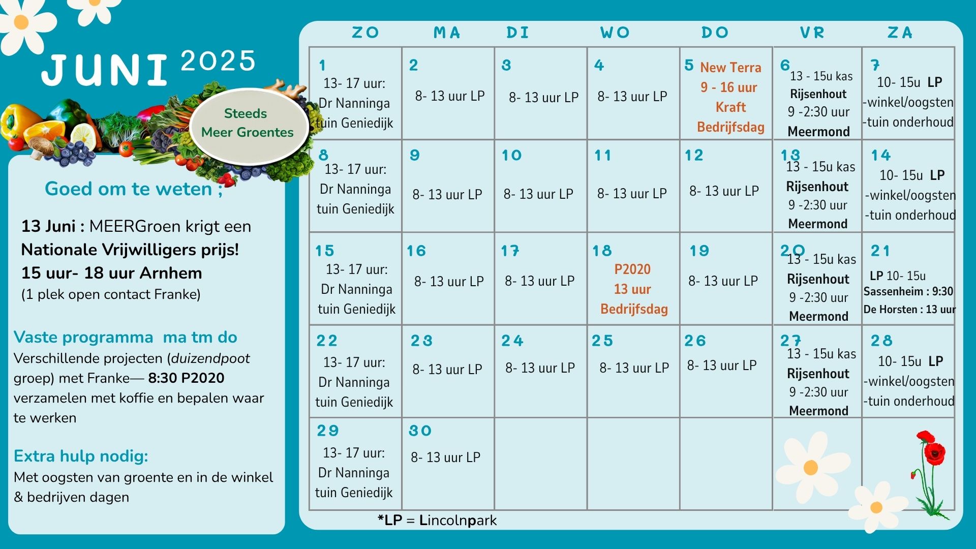 Agenda Juni