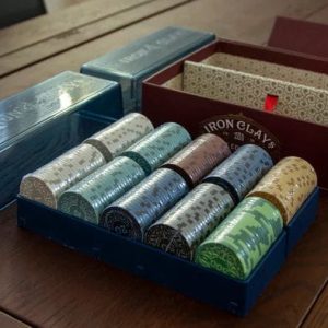 Iron Clays 200 Printed Box with Chips