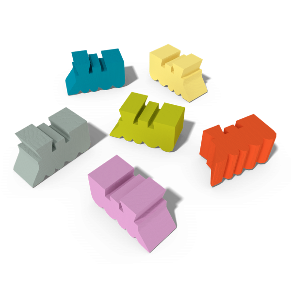 Age of Steam Deluxe Wooden Locomotives (150 pcs)