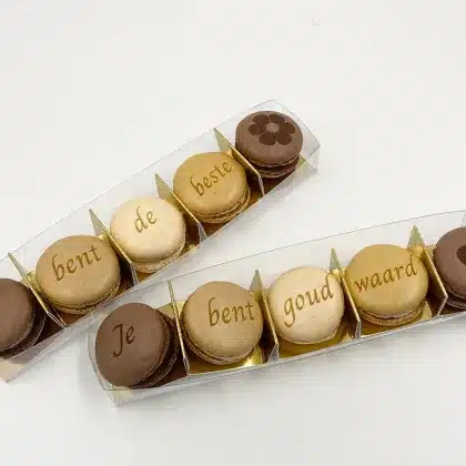 Macarons de Paris - set ' Je bent goud waard '
