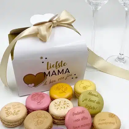 Macarons -Liefste MAMA - gepersonaliseerd