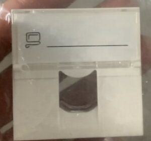 Plaque frontale RJ45 45X45 mm