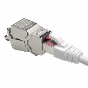 Embase FTP/STP cat 6 en métal 180 degré