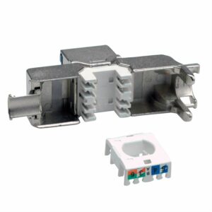 Embase FTP/STP cat 6 en métal 180 degré