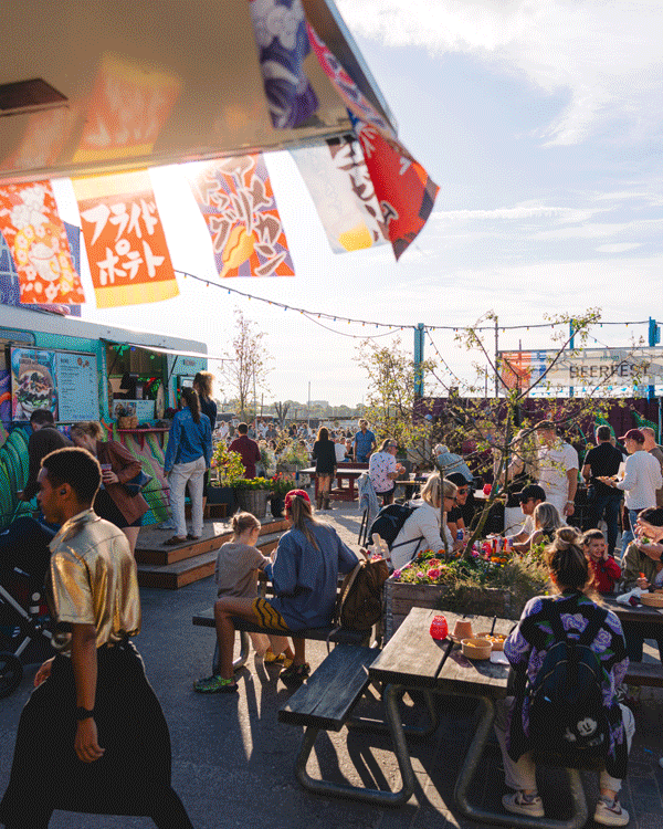 Street food district reffen