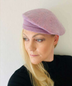 OPSKRIFT ALPEHUE lilac knitted beret
