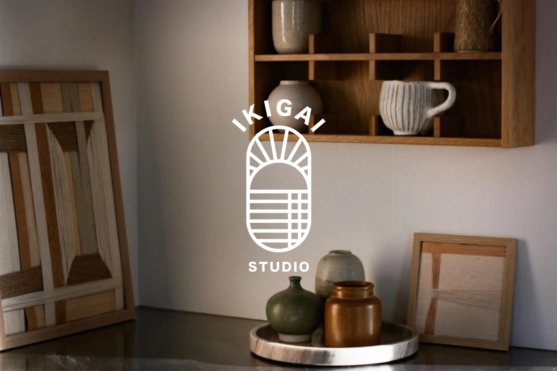 Virksomheds logo designet til Ikigai Studio