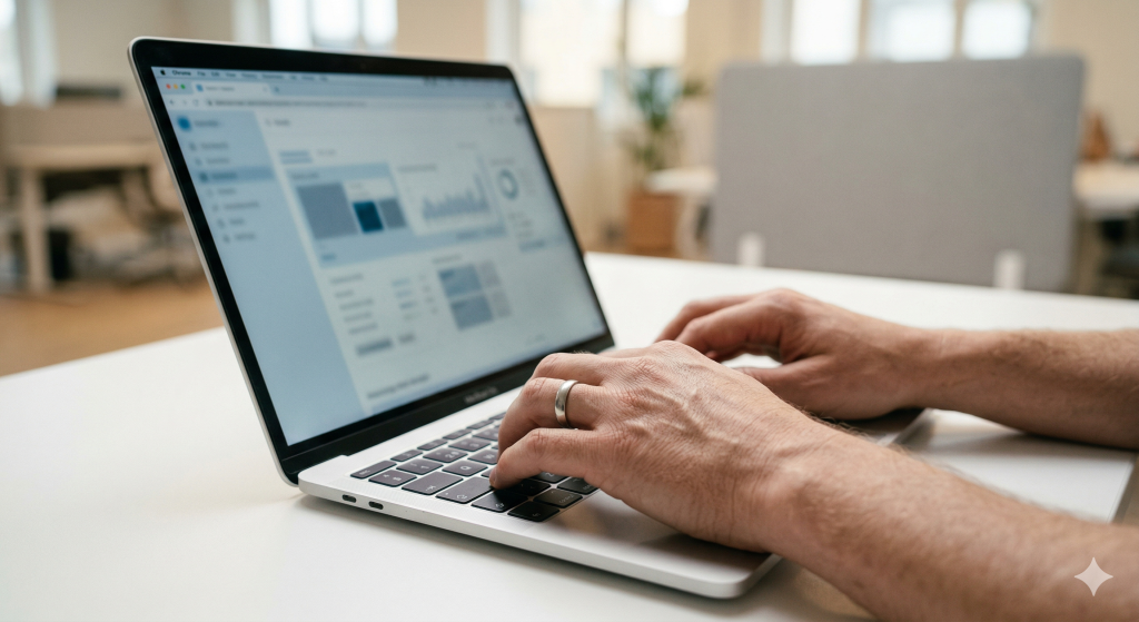 Background check e LGPD: profissional realizando verificação de dados em conformidade com a lei