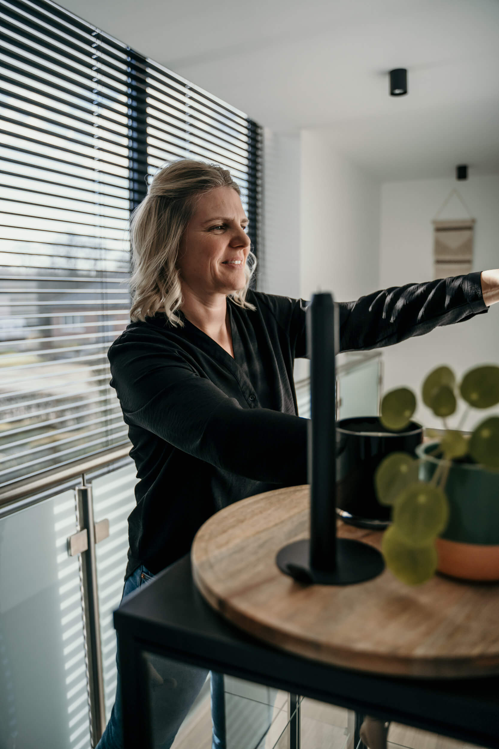 Tijdens een interieurstyling werkt Anouk alles tot in de puntjes af