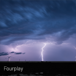Image thumbnail from storm photography print: Fourplay