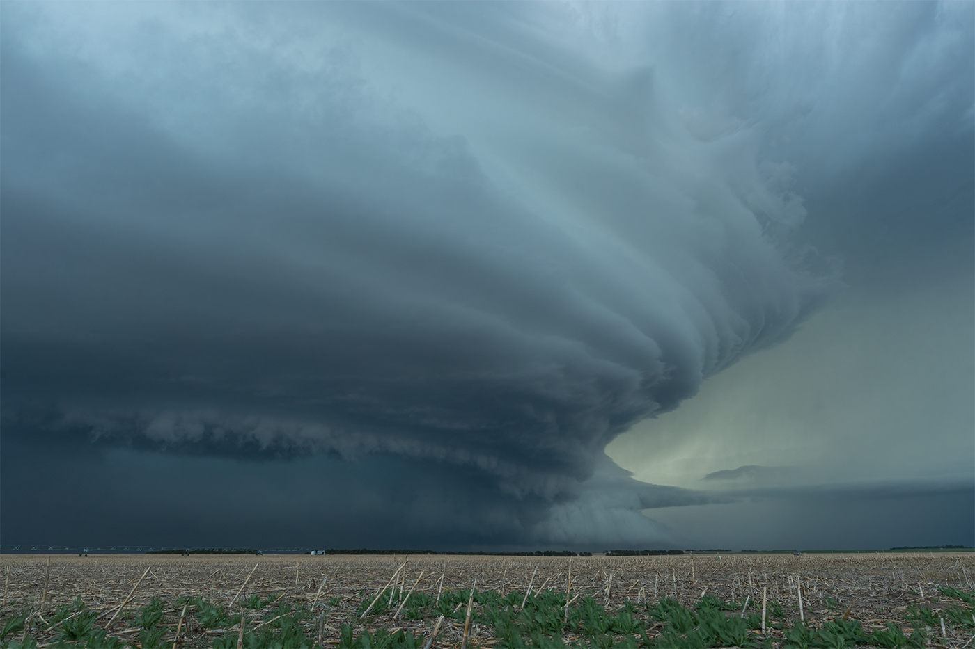 A magnificent sculpted supercell over Imperial, Nebraska