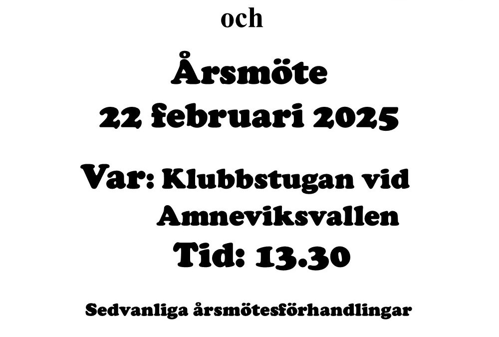 Årsmöte