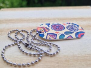 Naamplaatjes sleutelhanger of ketting