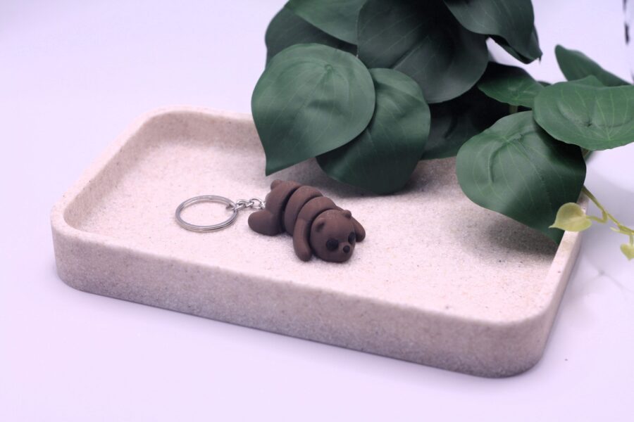 Grizzlybeer Sleutelhanger