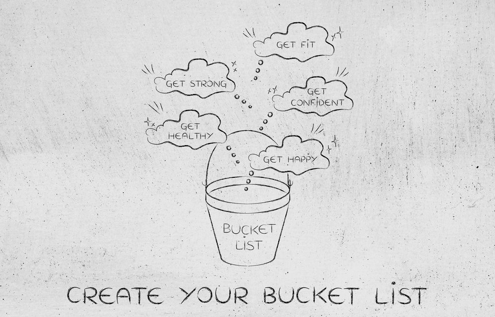 Jeg skal da ha`en “bucket list”!