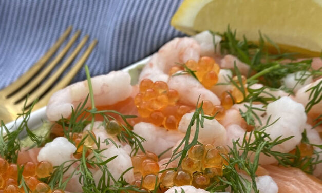 Frokosttærte med laks