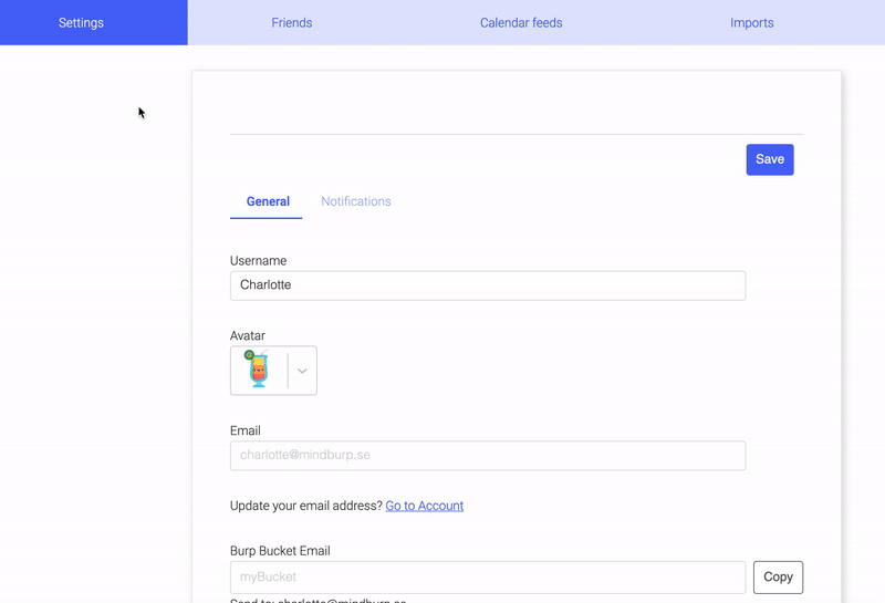 Settings for 7 and 30 day filters