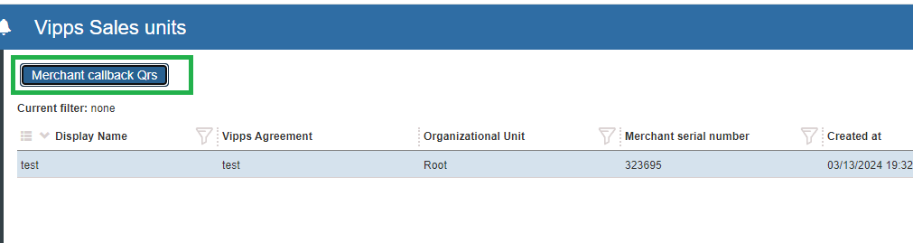 Sapera integration to Vipps Mobilepay